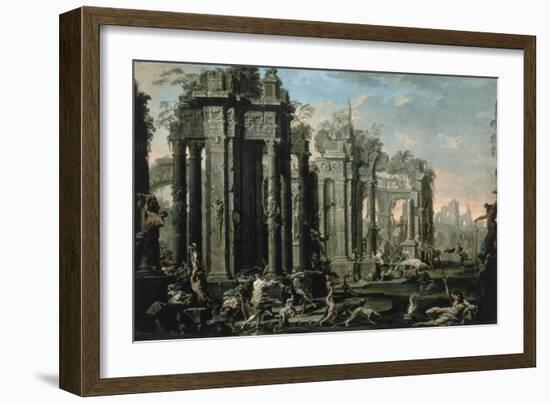 The Bacchanal-Alessandro Magnasco-Framed Giclee Print