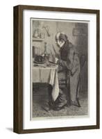 The Bachelor's Christmas Dinner-John Templeton Lucas-Framed Giclee Print