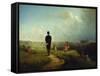 The Bachelor-Carl Spitzweg-Framed Stretched Canvas