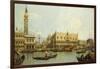 The Bacino di S. Marco, Venice, from the Piazzetta-Canaletto Giovanni Antonio Canal-Framed Giclee Print