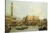 The Bacino di S. Marco, Venice, from the Piazzetta-Canaletto Giovanni Antonio Canal-Stretched Canvas