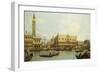 The Bacino di S. Marco, Venice, from the Piazzetta-Canaletto Giovanni Antonio Canal-Framed Giclee Print