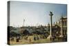 The Bacino Di S. Marco, Venice, from the Piazzetta-Canaletto-Stretched Canvas