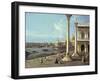 The Bacino Di San Marco and the Church of Santa Maria Della Salute, Venice, from the Piazzetta-Bernardo Bellotto-Framed Giclee Print