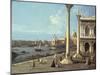 The Bacino Di San Marco and the Church of Santa Maria Della Salute, Venice, from the Piazzetta-Bernardo Bellotto-Mounted Giclee Print