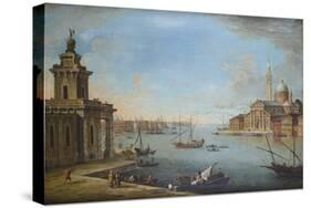 The Bacino Di San Marco, Venice, Looking East, with the Church of San Giorgio Maggiore-Antonio Joli-Stretched Canvas