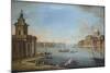 The Bacino Di San Marco, Venice, Looking East, with the Church of San Giorgio Maggiore-Antonio Joli-Mounted Giclee Print