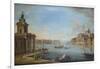 The Bacino Di San Marco, Venice, Looking East, with the Church of San Giorgio Maggiore-Antonio Joli-Framed Giclee Print