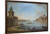 The Bacino Di San Marco, Venice, Looking East, with the Church of San Giorgio Maggiore-Antonio Joli-Framed Giclee Print
