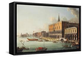 The Bacino Di San Marco, Venice, Looking West, C.1740s-Antonio Joli-Framed Stretched Canvas