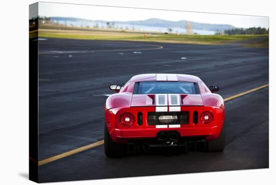 The Back of a 550 Horsepower Ford Gt Supercar on San Juan Island in Washington State-Ben Herndon-Stretched Canvas