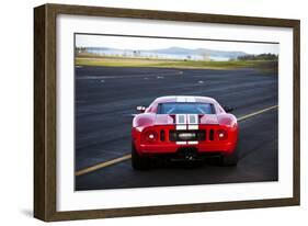 The Back of a 550 Horsepower Ford Gt Supercar on San Juan Island in Washington State-Ben Herndon-Framed Photographic Print