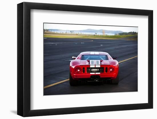 The Back of a 550 Horsepower Ford Gt Supercar on San Juan Island in Washington State-Ben Herndon-Framed Photographic Print