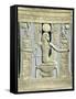 The Back of a Chair Decorated with Royal Names and the Spirit of Millions of Years, Thebes, Egypt-Robert Harding-Framed Stretched Canvas