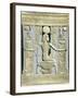 The Back of a Chair Decorated with Royal Names and the Spirit of Millions of Years, Thebes, Egypt-Robert Harding-Framed Photographic Print