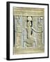 The Back of a Chair Decorated with Royal Names and the Spirit of Millions of Years, Thebes, Egypt-Robert Harding-Framed Photographic Print