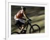 The Back of a Mountain Biker, Mt. Bike-Michael Brown-Framed Photographic Print