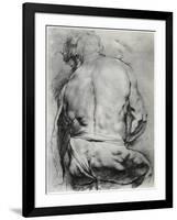 The Back of a Nude Man, C1610-Peter Paul Rubens-Framed Giclee Print