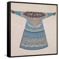 The Back of a Summer Court Robe Worn by the Emperor, China-null-Framed Stretched Canvas