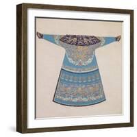 The Back of a Summer Court Robe Worn by the Emperor, China-null-Framed Giclee Print