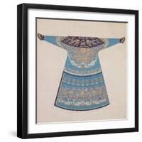 The Back of a Summer Court Robe Worn by the Emperor, China-null-Framed Giclee Print