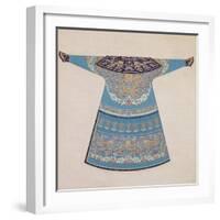 The Back of a Summer Court Robe Worn by the Emperor, China-null-Framed Giclee Print