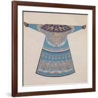 The Back of a Summer Court Robe Worn by the Emperor, China-null-Framed Giclee Print