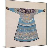 The Back of a Summer Court Robe Worn by the Emperor, China-null-Mounted Giclee Print