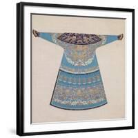 The Back of a Summer Court Robe Worn by the Emperor, China-null-Framed Giclee Print