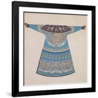 The Back of a Summer Court Robe Worn by the Emperor, China-null-Framed Giclee Print