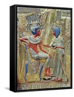 The Back of the Gold-Plated Throne, Egypt, North Africa-Robert Harding-Framed Stretched Canvas