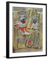 The Back of the Gold-Plated Throne, Egypt, North Africa-Robert Harding-Framed Photographic Print