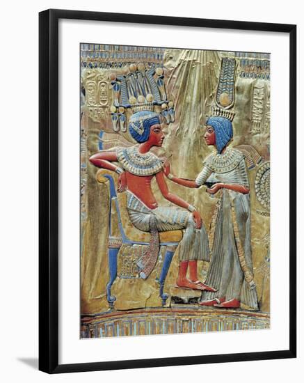 The Back of the Gold-Plated Throne, Egypt, North Africa-Robert Harding-Framed Photographic Print