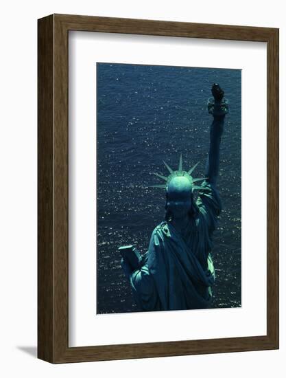 The Back of the Statue of Liberty-Dirck Halstead-Framed Photographic Print