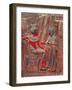 The Back of the Throne of Tutankhamun of the Queen Ankhesenamun Putting the Finishing Touches-null-Framed Giclee Print