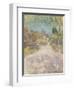 The Back Road-John Henry Twachtman-Framed Art Print