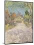 The Back Road-John Henry Twachtman-Mounted Art Print