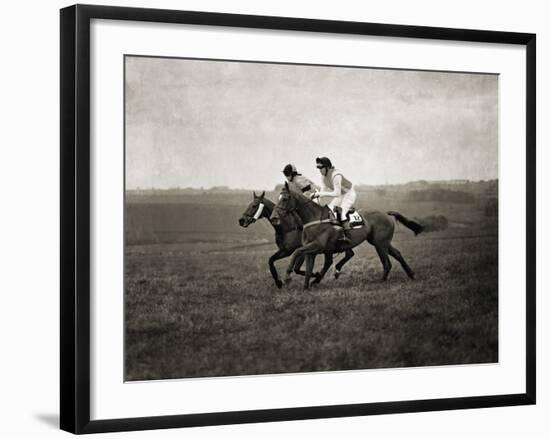The Back Straight-Pete Kelly-Framed Giclee Print