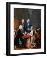 The Backgammon Play-Jean Francois Garneray-Framed Giclee Print