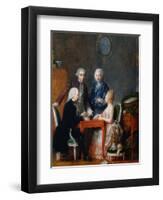 The Backgammon Play-Jean Francois Garneray-Framed Giclee Print