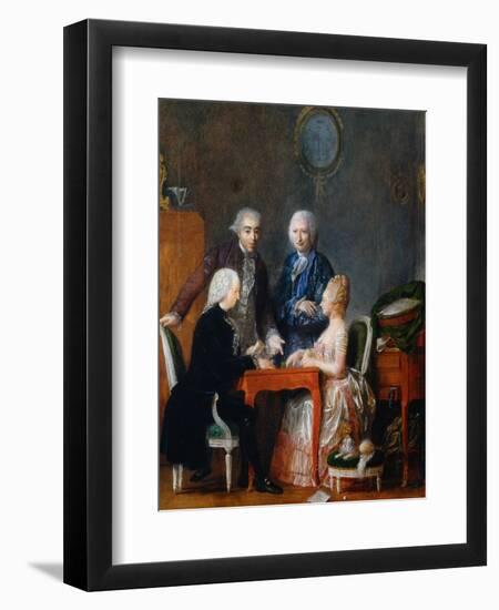 The Backgammon Play-Jean Francois Garneray-Framed Giclee Print