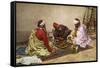 The Backgammon Players-Giulio Rosati-Framed Stretched Canvas