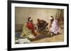 The Backgammon Players-Giulio Rosati-Framed Giclee Print