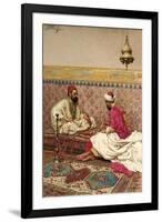 The Backgammon Players-Giulio Rosati-Framed Giclee Print