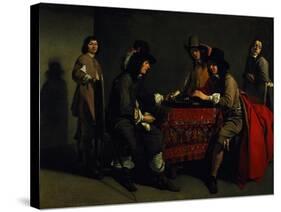 The Backgammon Players-Antoine & Louis Le Nain-Stretched Canvas