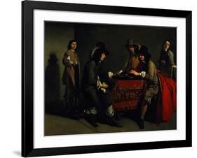 The Backgammon Players-Antoine & Louis Le Nain-Framed Giclee Print