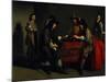 The Backgammon Players-Antoine & Louis Le Nain-Mounted Giclee Print