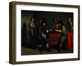 The Backgammon Players-Antoine & Louis Le Nain-Framed Giclee Print