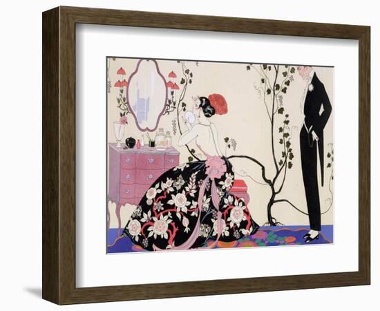 The Backless Dress-Georges Barbier-Framed Giclee Print