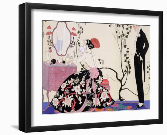 The Backless Dress-Georges Barbier-Framed Giclee Print